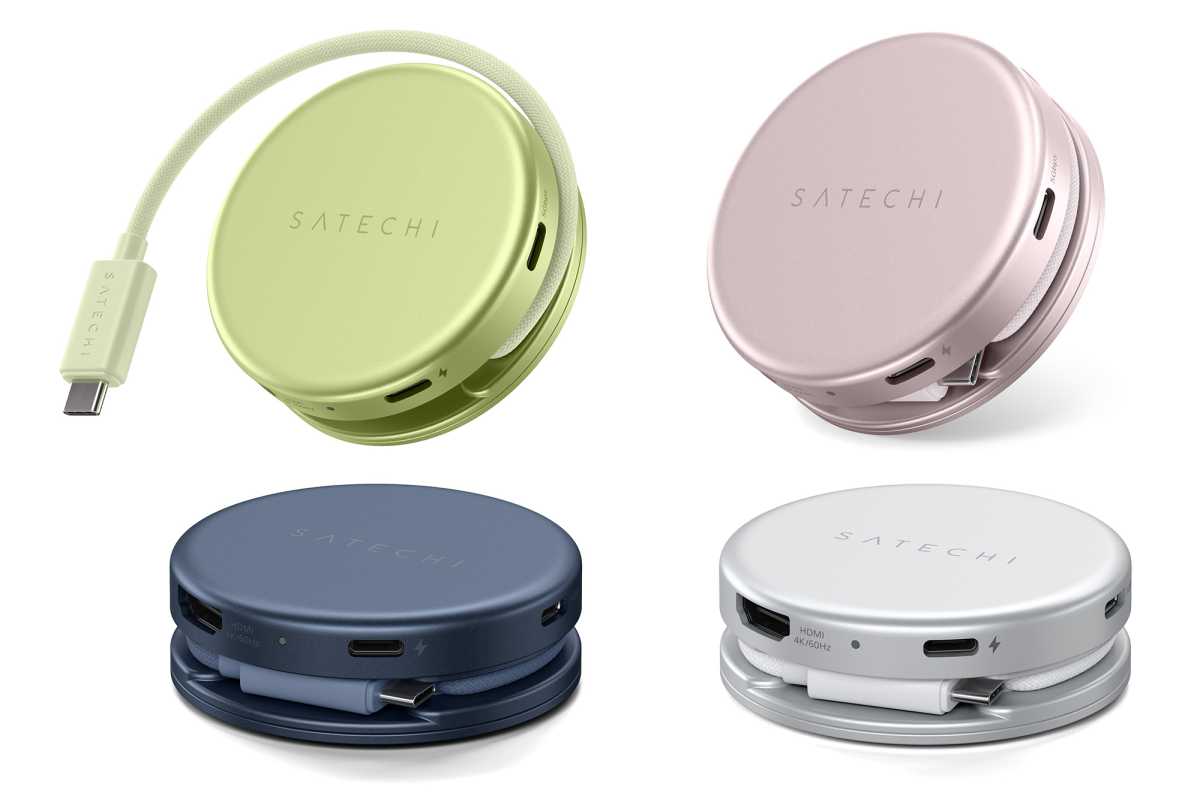 Satechi OntheGo 5-in-1 Multiport Adapter MacBook Neo colors