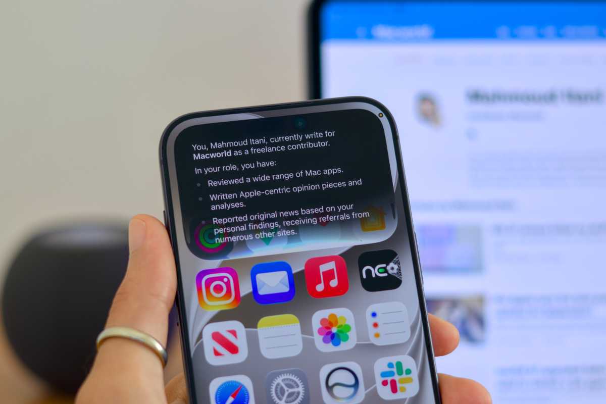 Siri AI leveraging personal user data