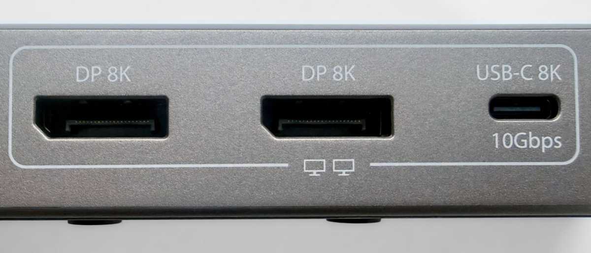 StarTech com Dual 4K USB4 Docking Station 208N USB4 video ports