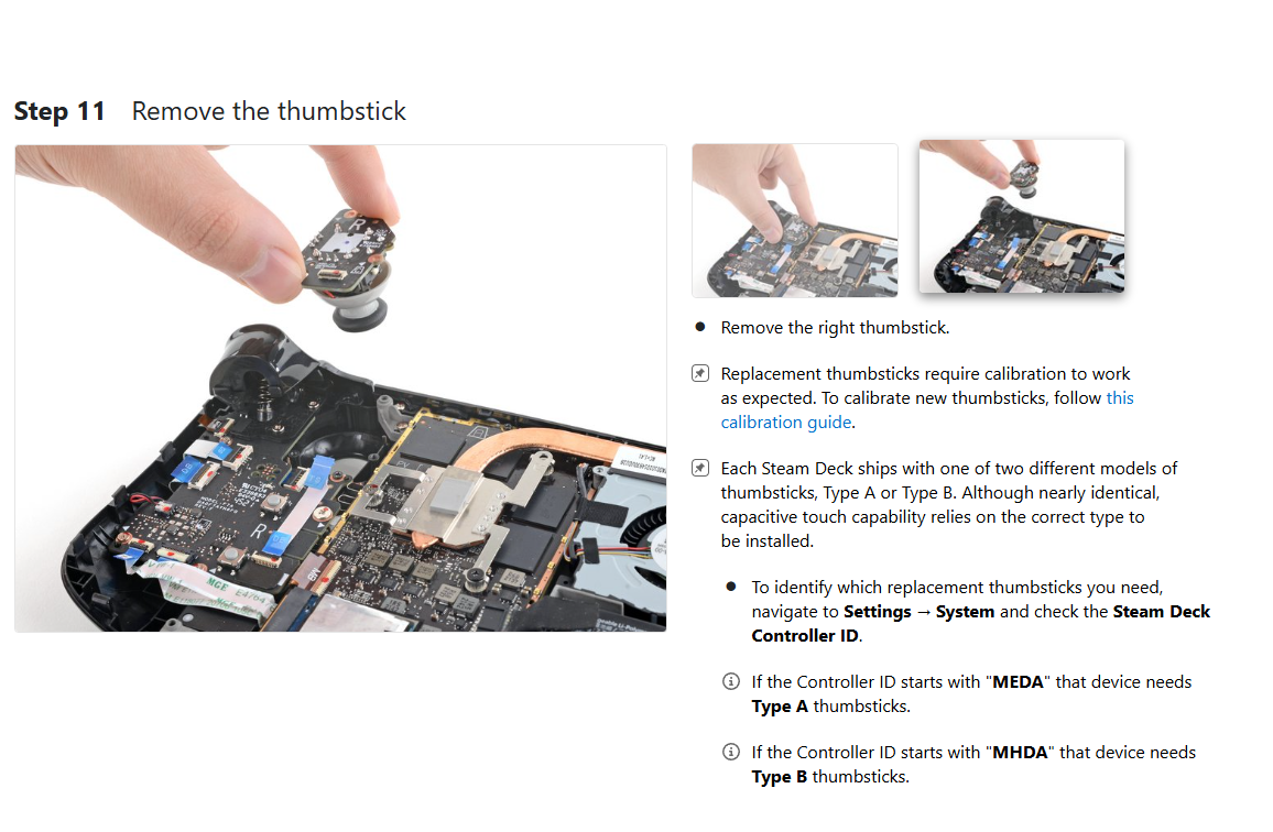 Steam Deck thumbstick
