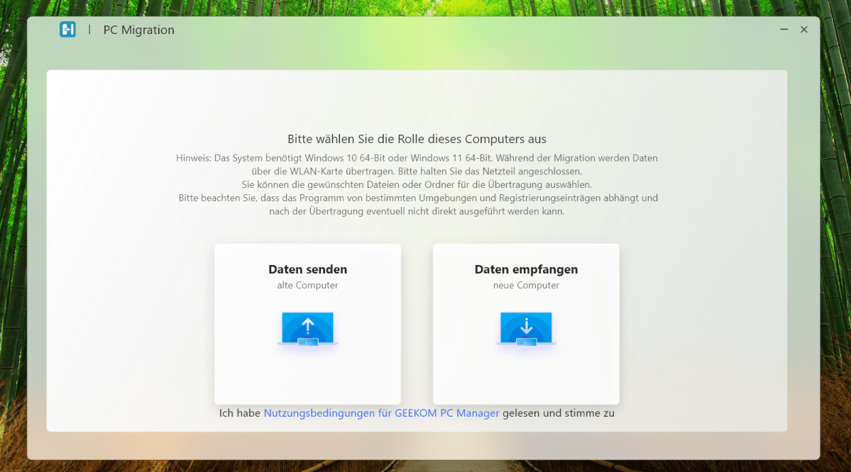 Test Geekom Geekbook M16 geekom pcmanager5