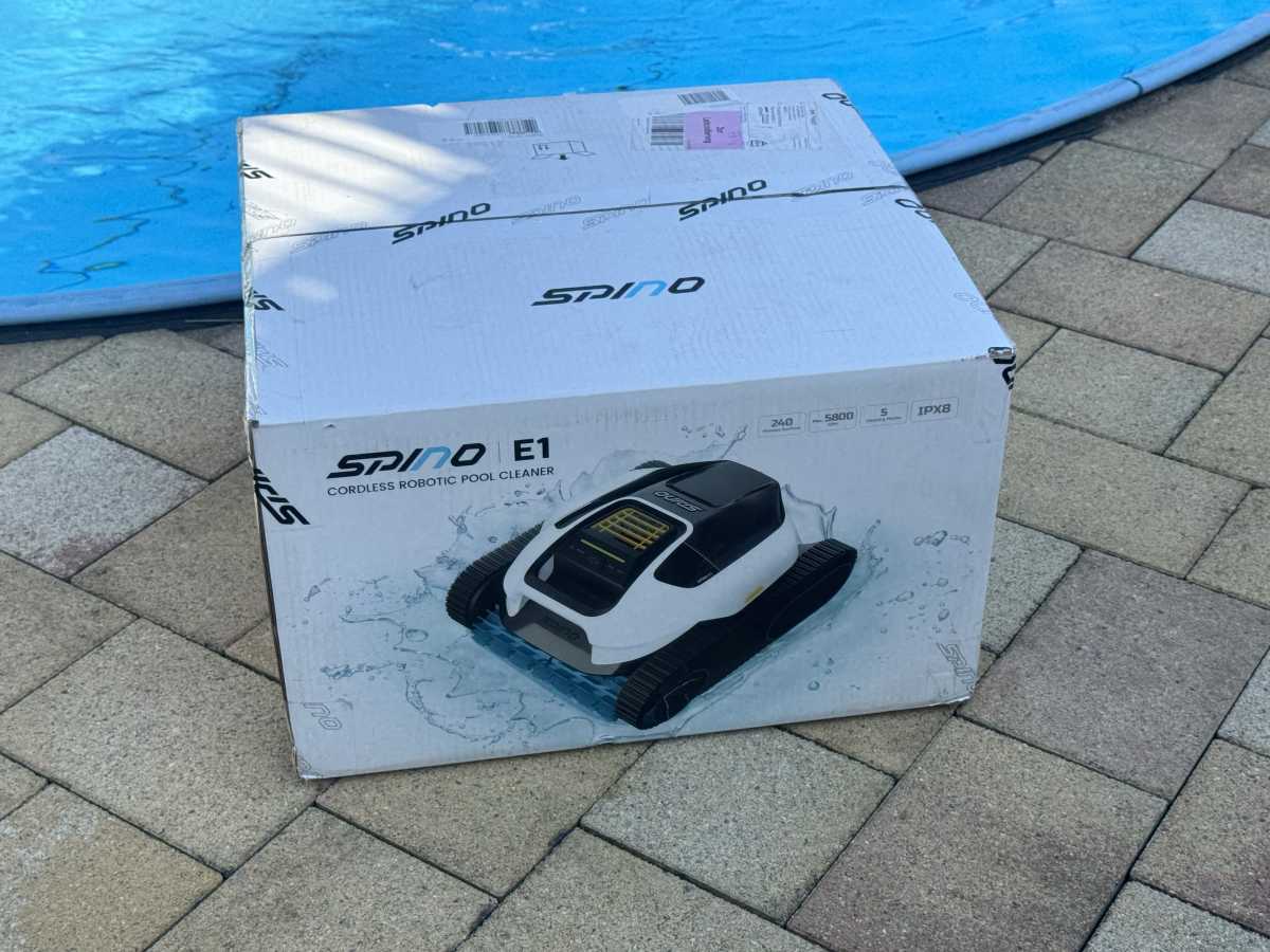Test Mammotion Spino E1 Karton