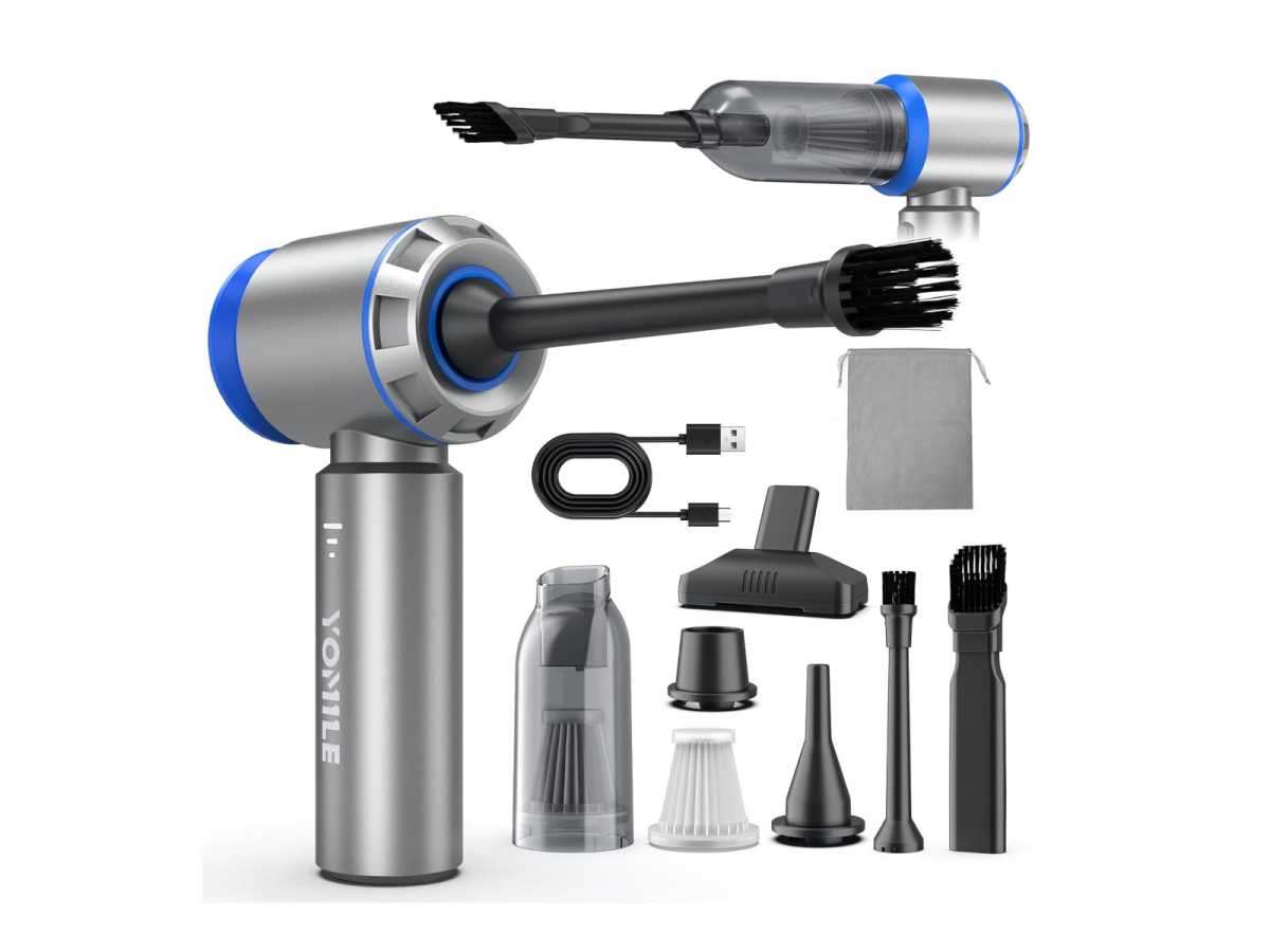Yomile 2-in-1 Compressed Air Duster and Vacuum