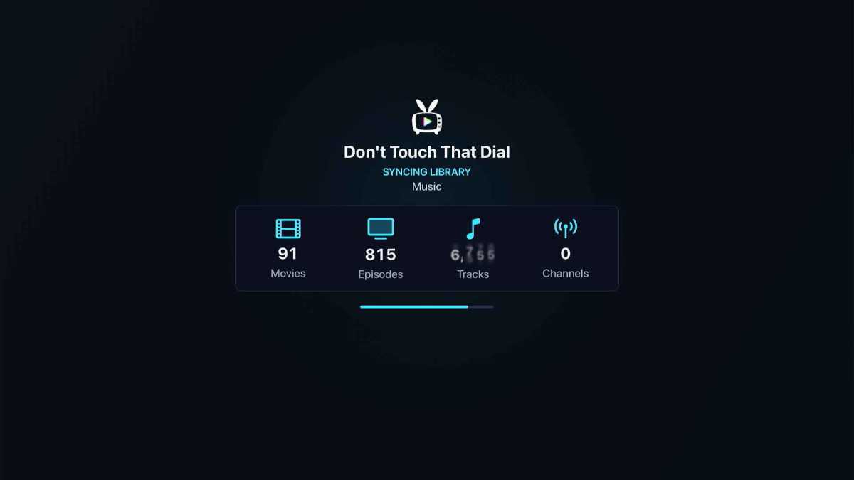 Bunny Ears TV library sync
