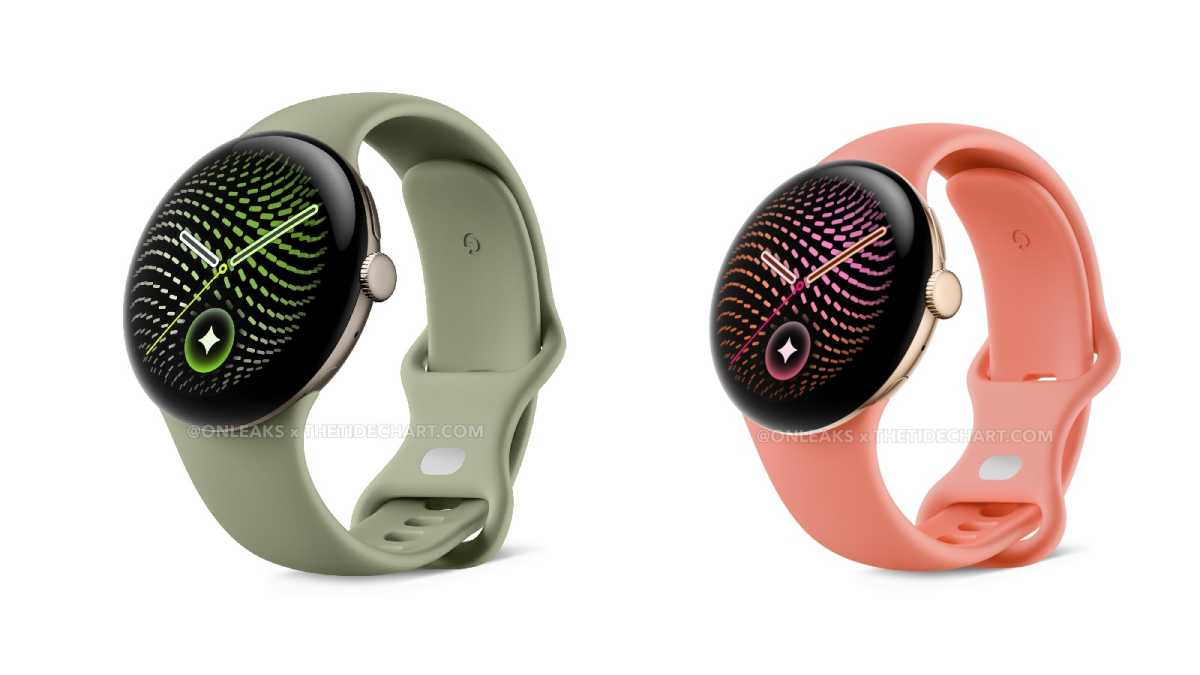 googel pixel watch 5 pyrite warm gold