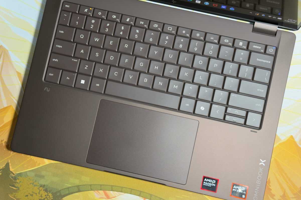HP Omnibook X Flip 14 2-in-1 keyboard