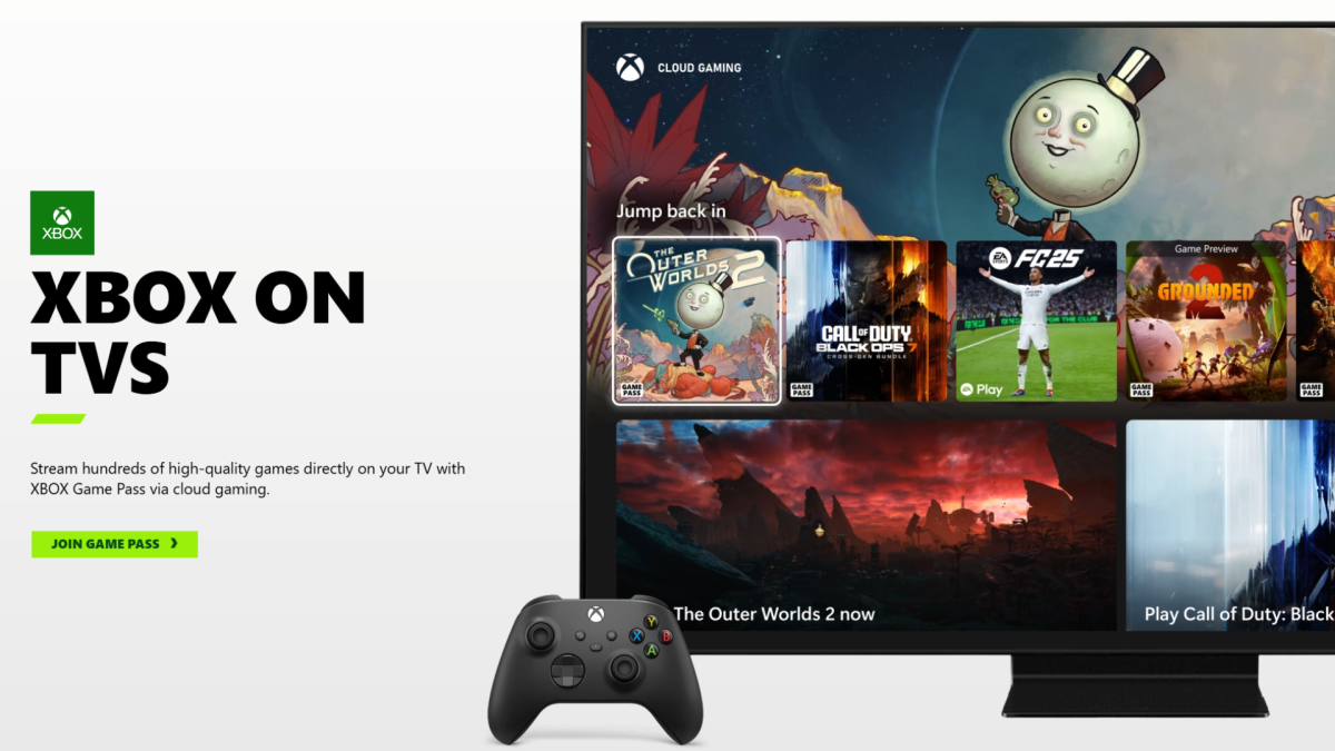 Xbox Game Pass TV promo image 