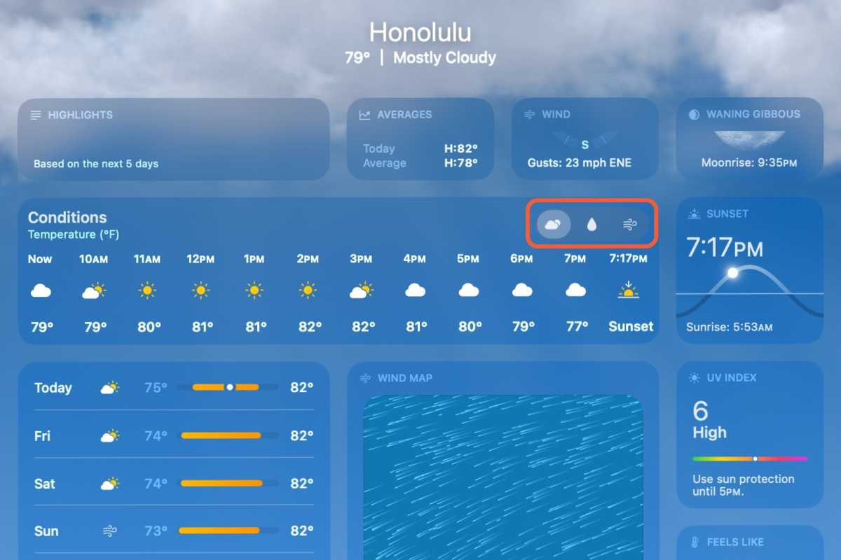macOS golden gate weather