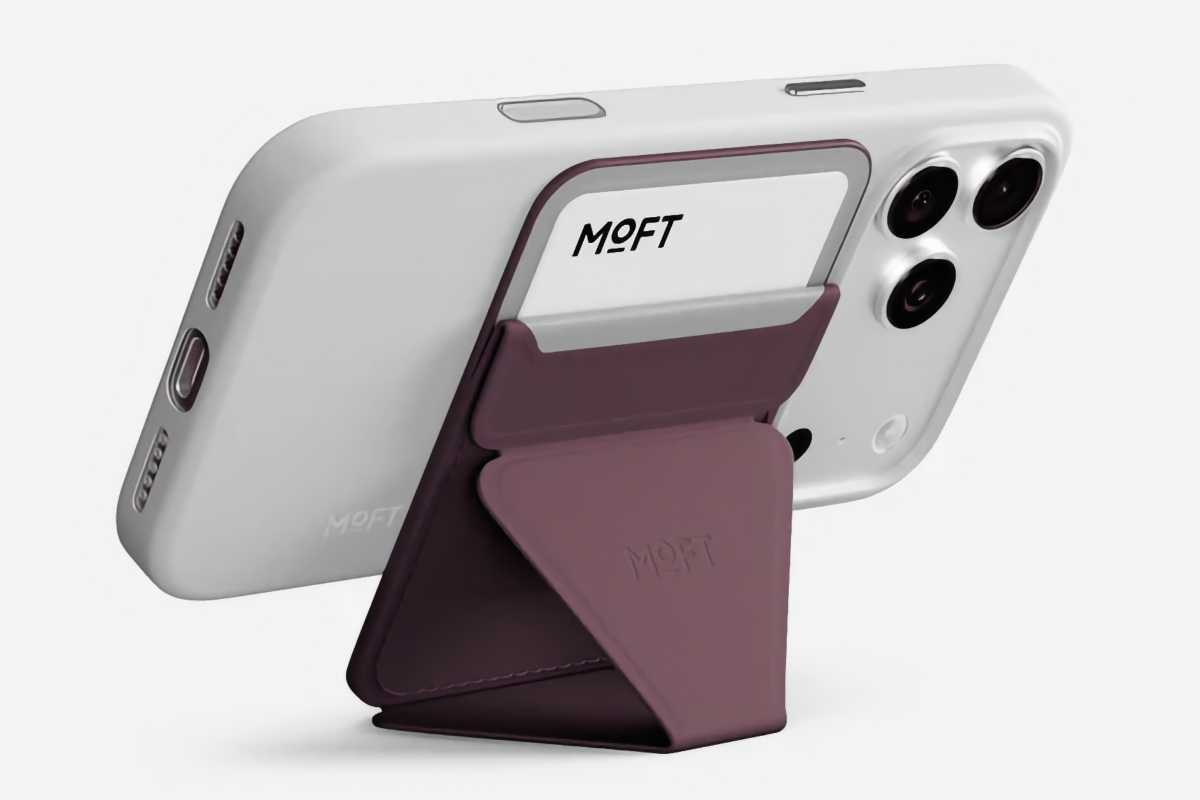 Moft Trackable Snap-on Phone Stand & Wallet
