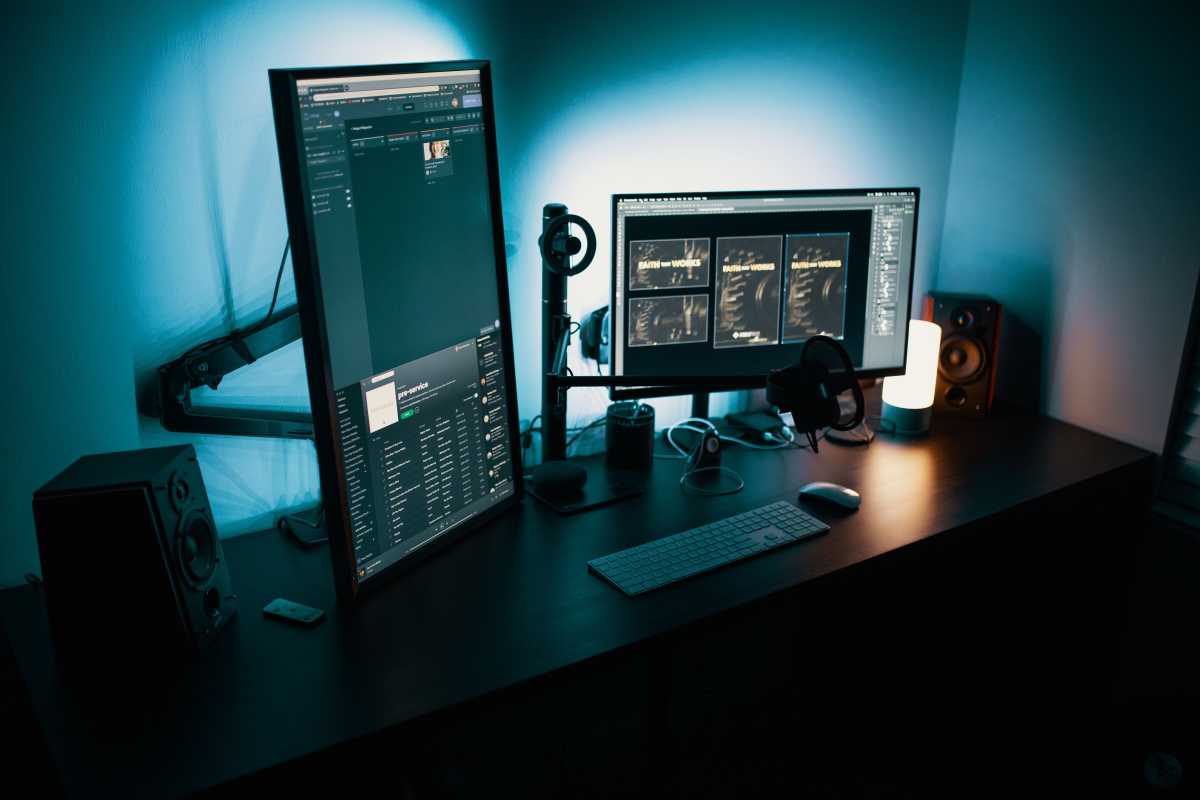 Monitors with monitor arms