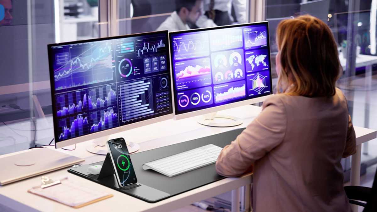 Wireless charigng mouse pad