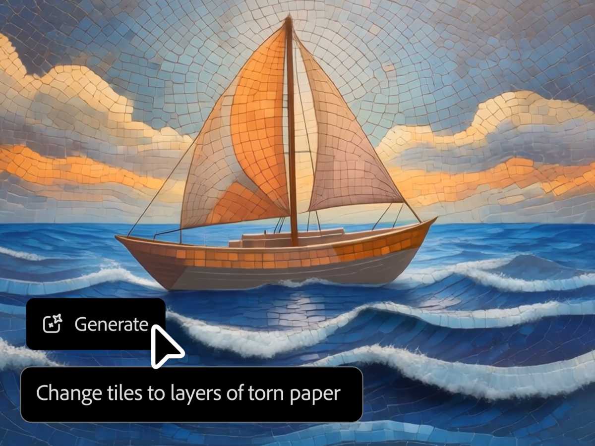 Adobe Firefly AI videoframe Boat