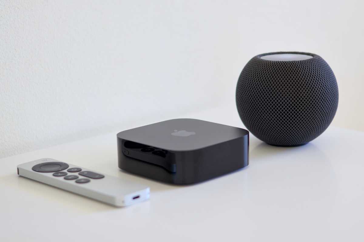 Apple TV 4K 3 and HomePod mini