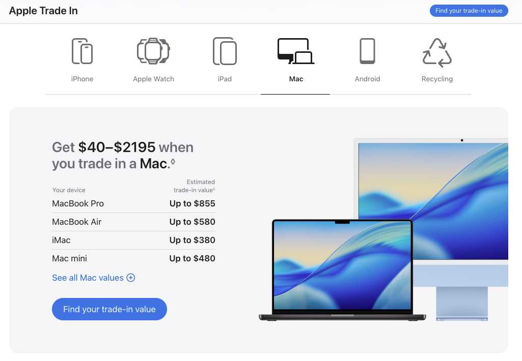 Apple Trade In Values
