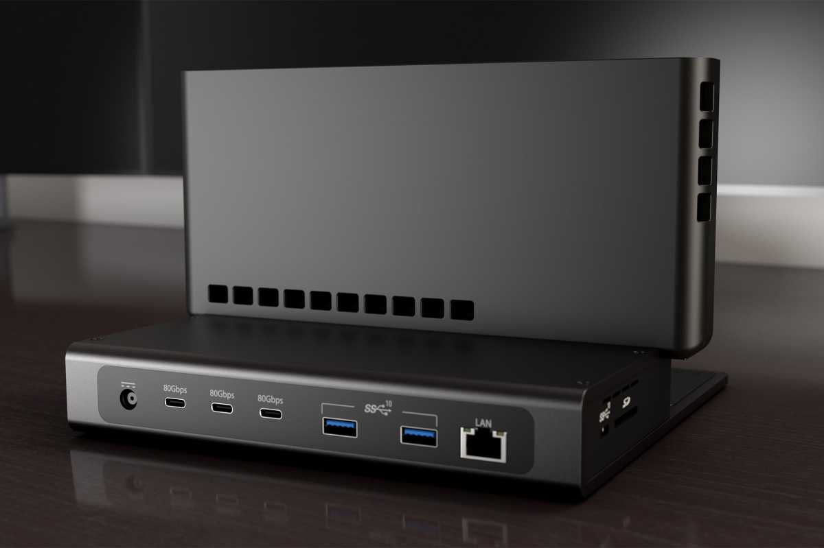 Brydge ProDock Trio desk ports 1