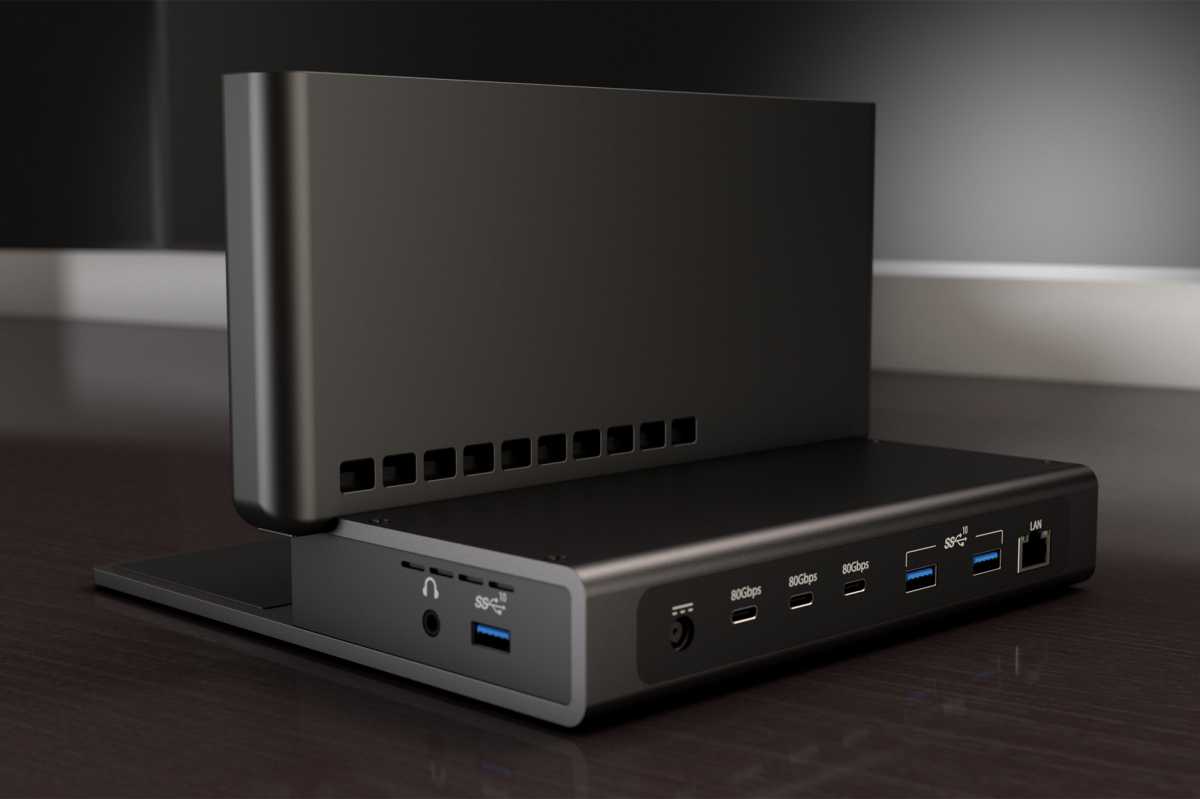 Brydge ProDock Trio desk ports 2