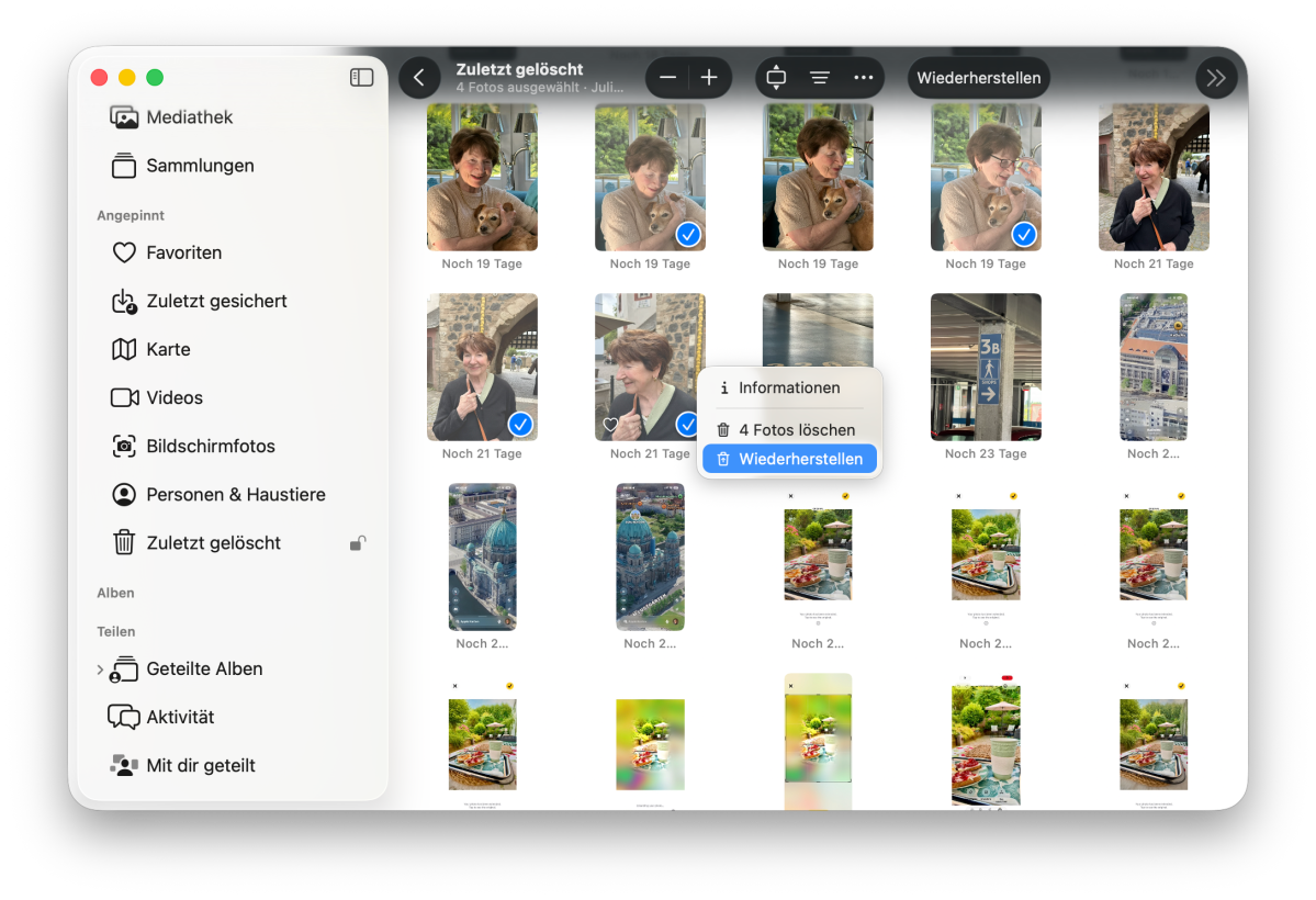 Mac: Gelöschte Fotos wiederherstellen – so retten Sie verlorene Bilder in macOS