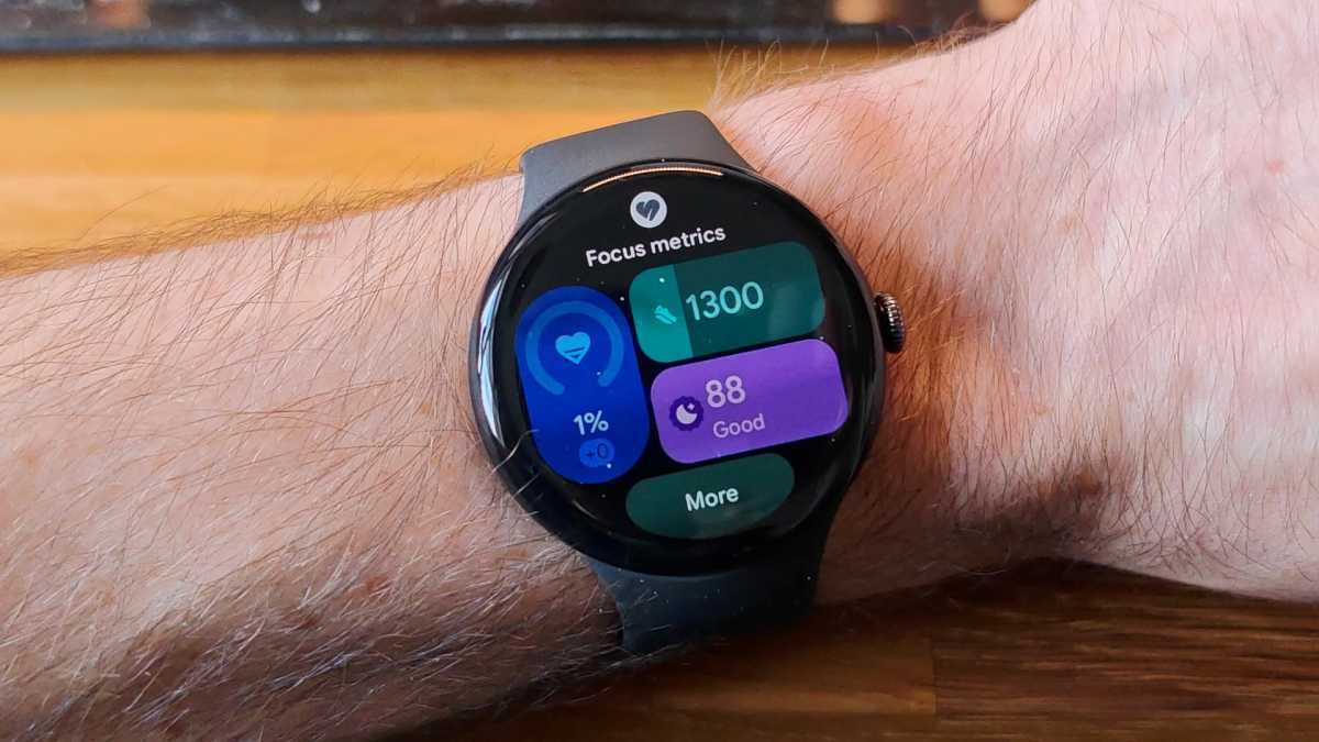 Google Pixel Watch 5 Focus metrics