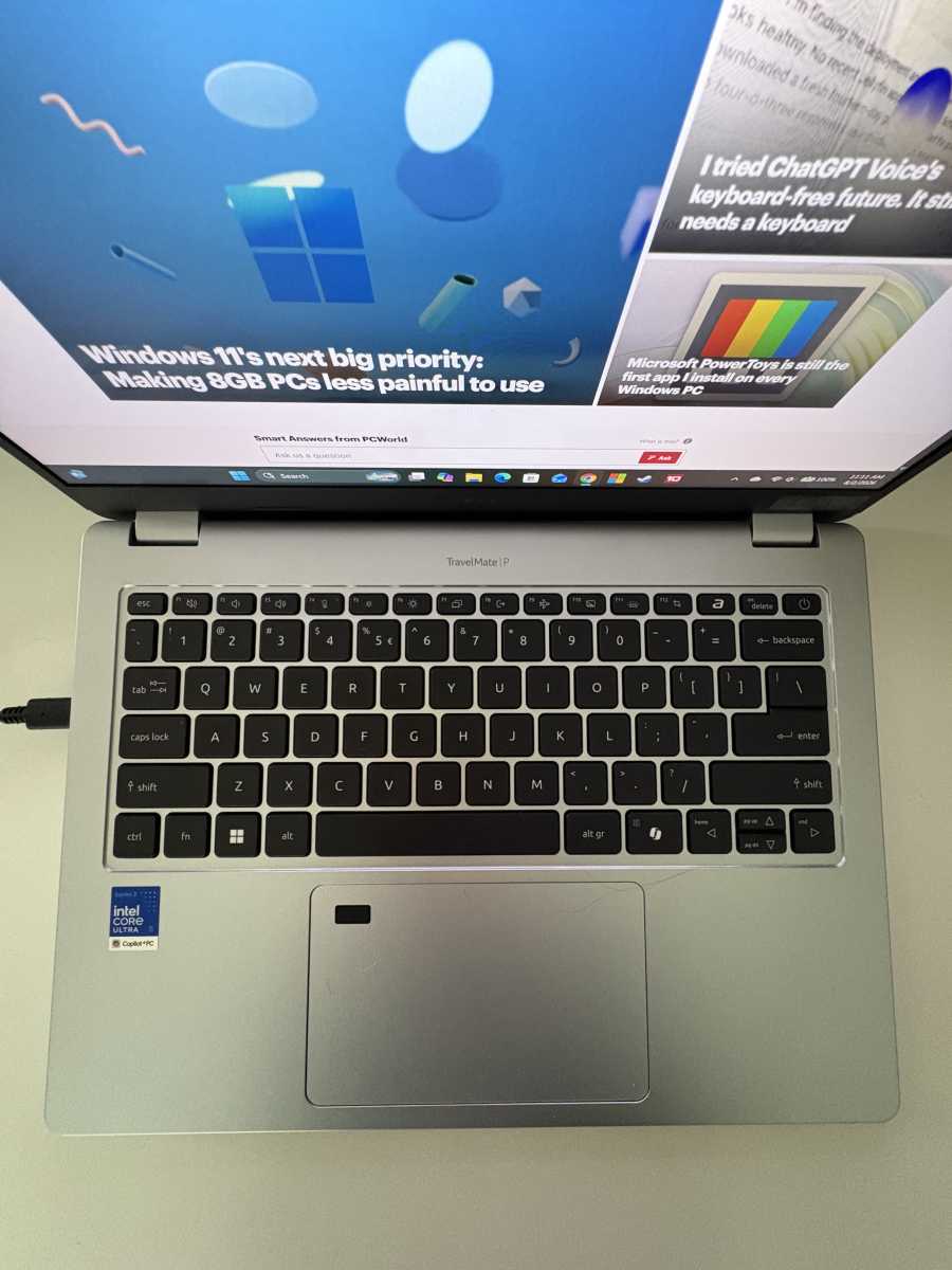 Acer TravelMate P2 14 keyboard