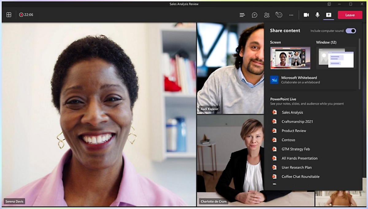 Microsoft Teams Share screen