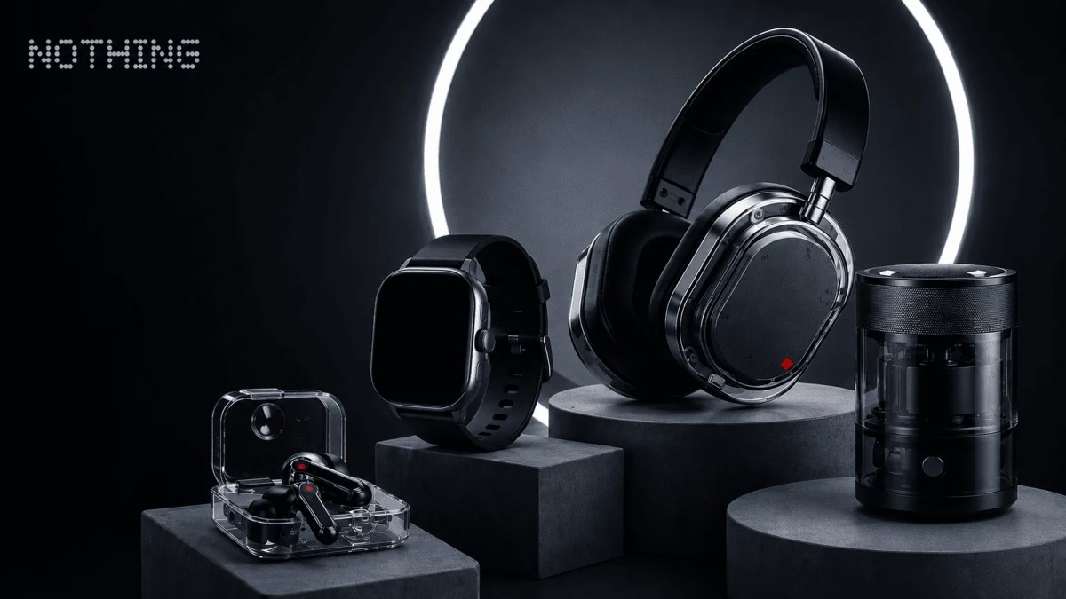 Nothing smartwatch, headphones and smart speaker