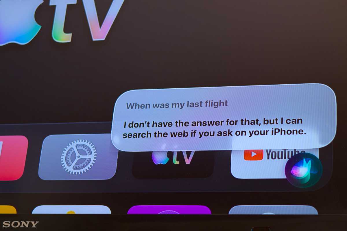 Outdated Siri on Apple TV 4K 3
