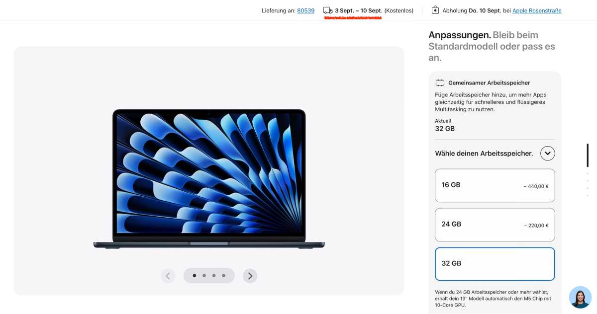 Macbook Air M5 kaum lieferbar – so umgehen Sie die Wartezeit