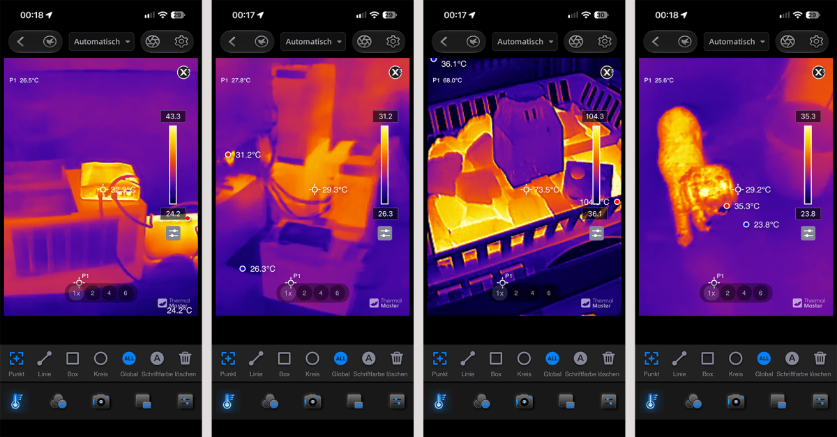 Test Thermal Master P3 App1