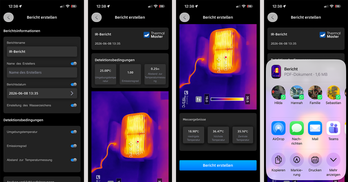 Test Thermal Master P3 App2