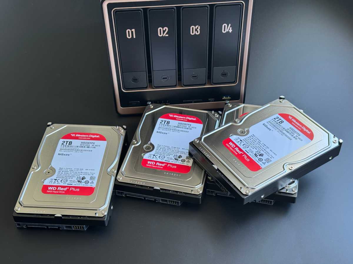 Test Ugreen NAS DXP4800GT Platten