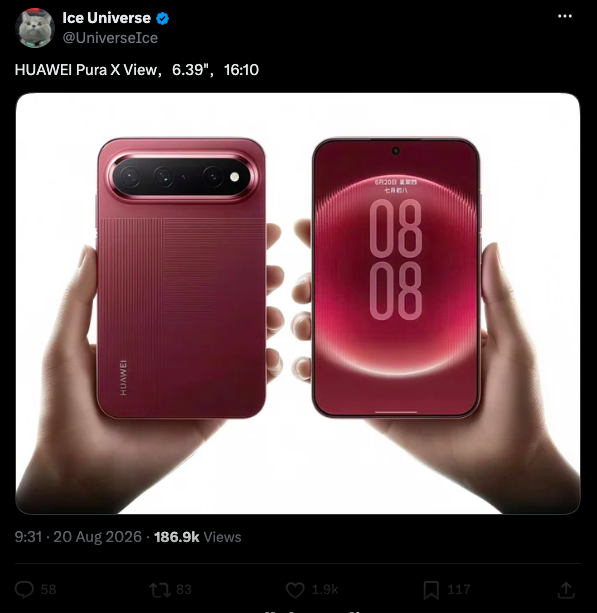 Ice Universe Huawei