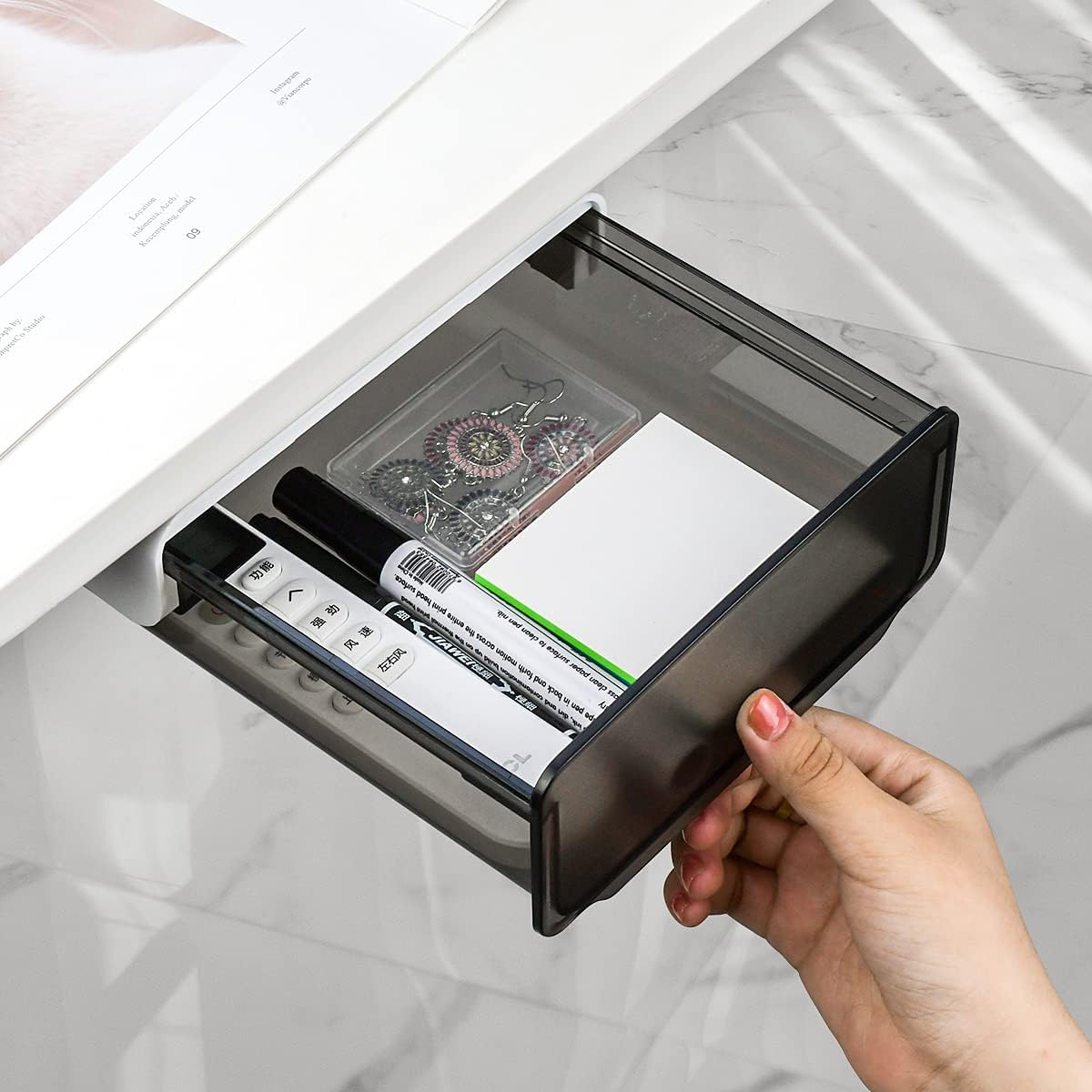 Small desk drawer