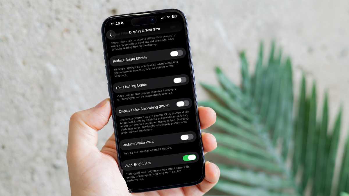 iphone display pulse switching