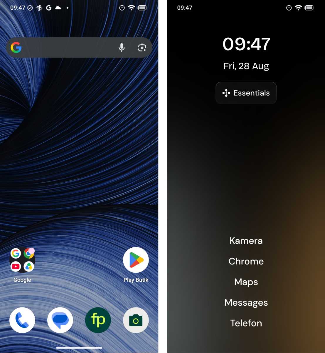 Fairphone 6 Plus lägen