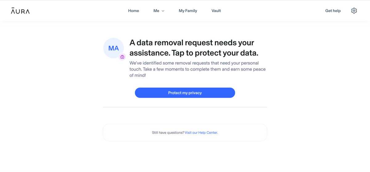 Aura data removal