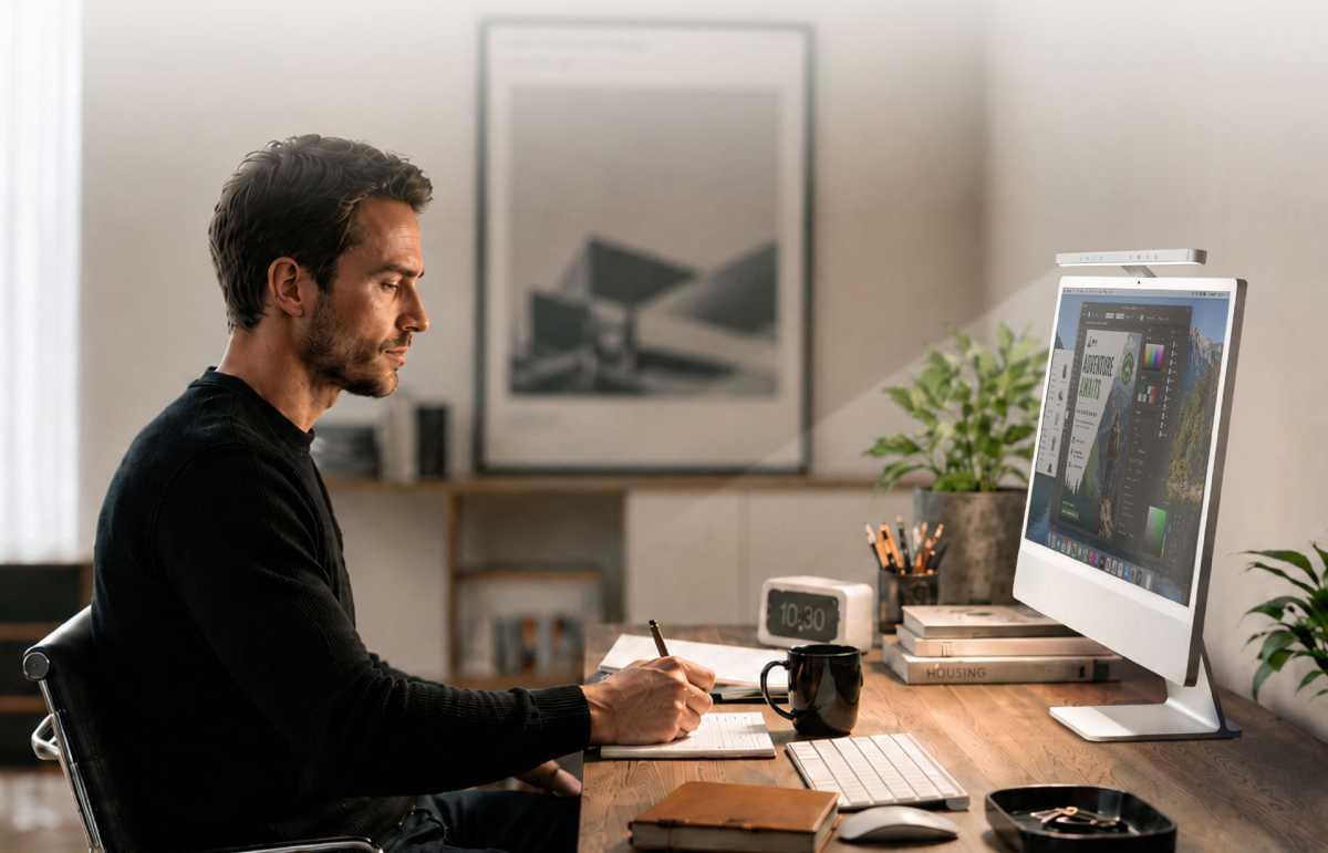 BenQ iScreenBar iMac Desk Man