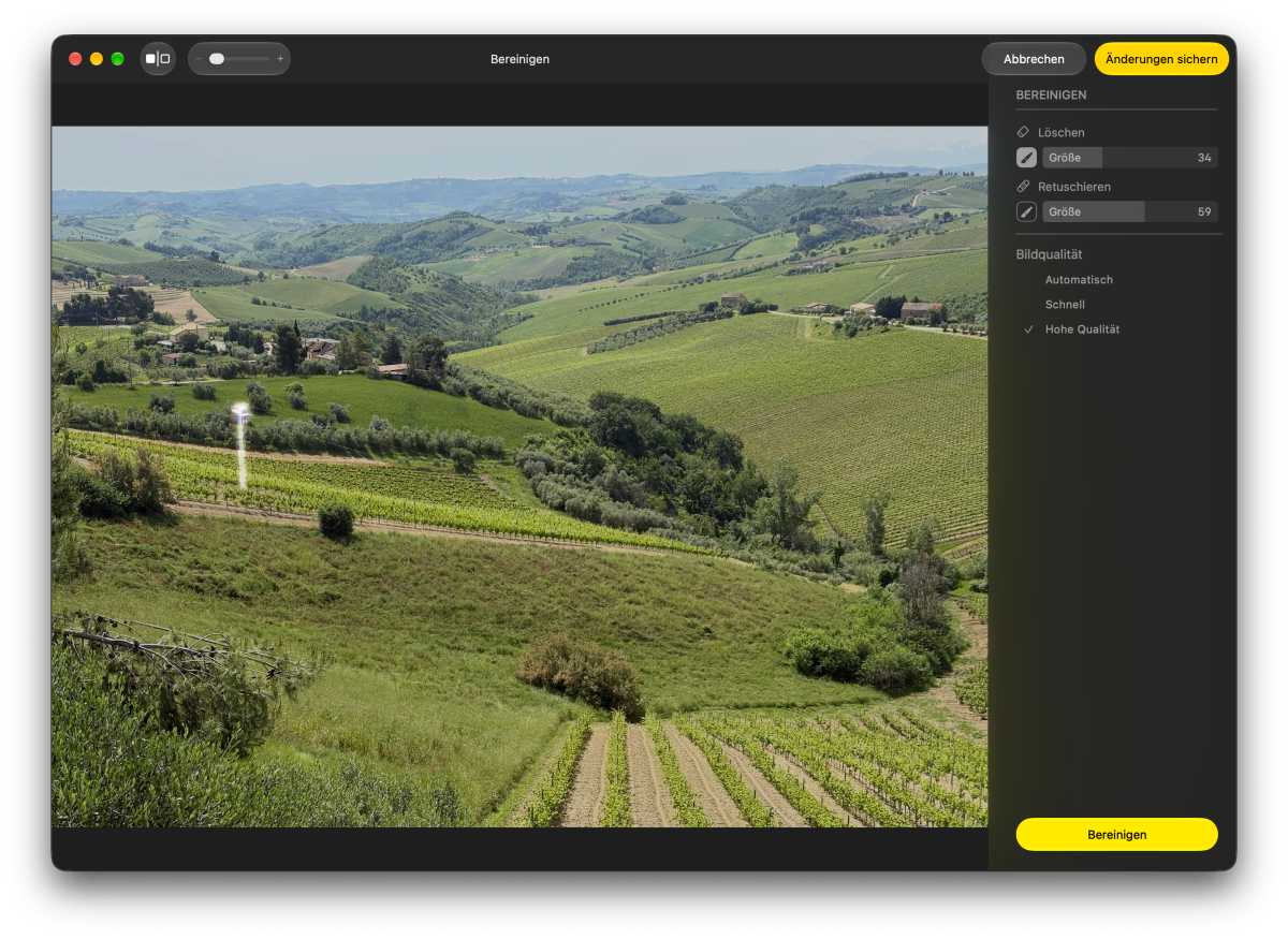 macOS Golden Gate Fotos Bereinigen