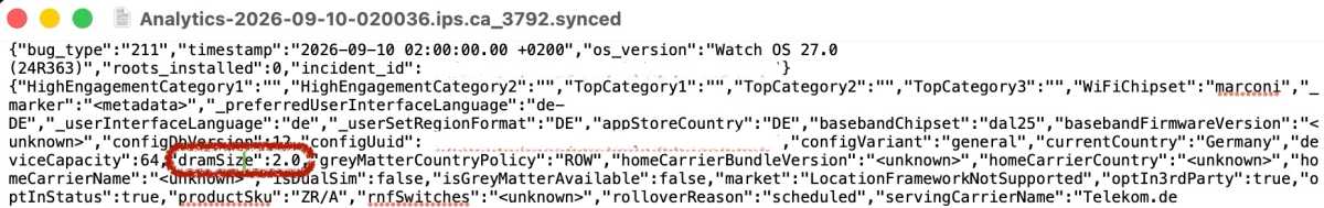 Apple Watch Series 12 und Ultra 4 haben 4 statt 2 GB RAM