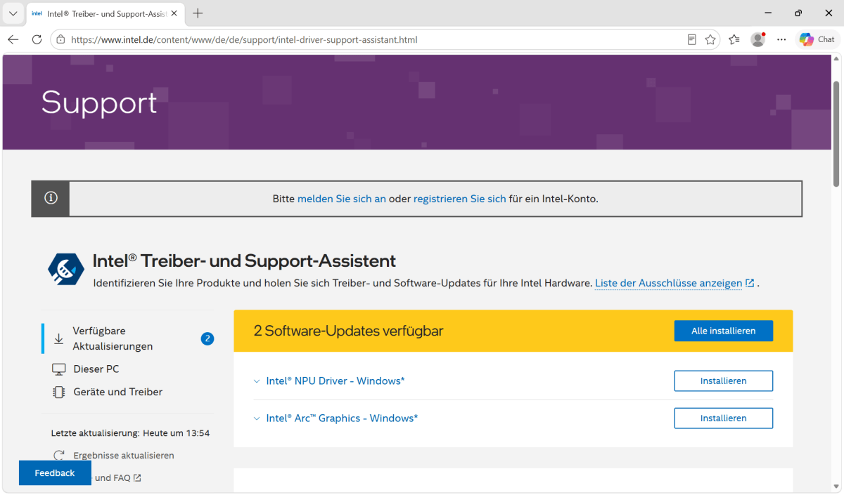 Chuwi UniBook intel support