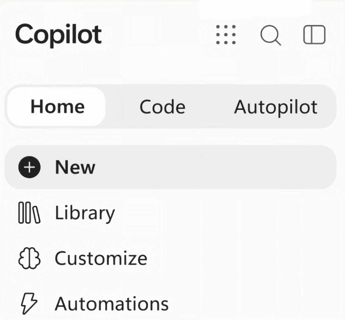 Microsoft Copilot snippet large