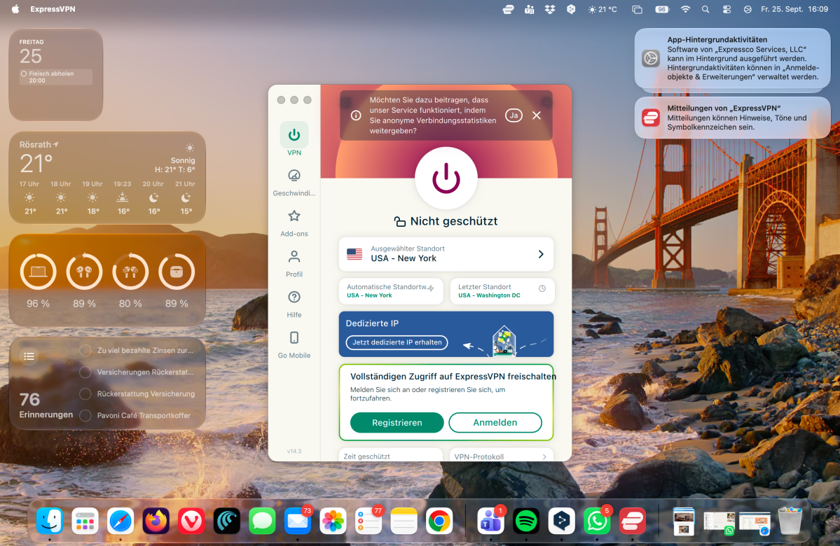 ExpressVPN für den Mac jetzt mit 80 Prozent Rabatt und 4 Extra-Monaten