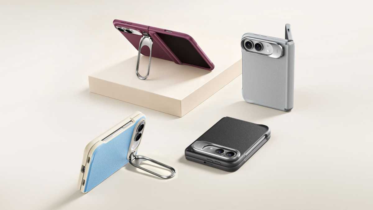 ESR Atelier Vegan Leather Magnetic Case with Flex Stand for iPhone Duo