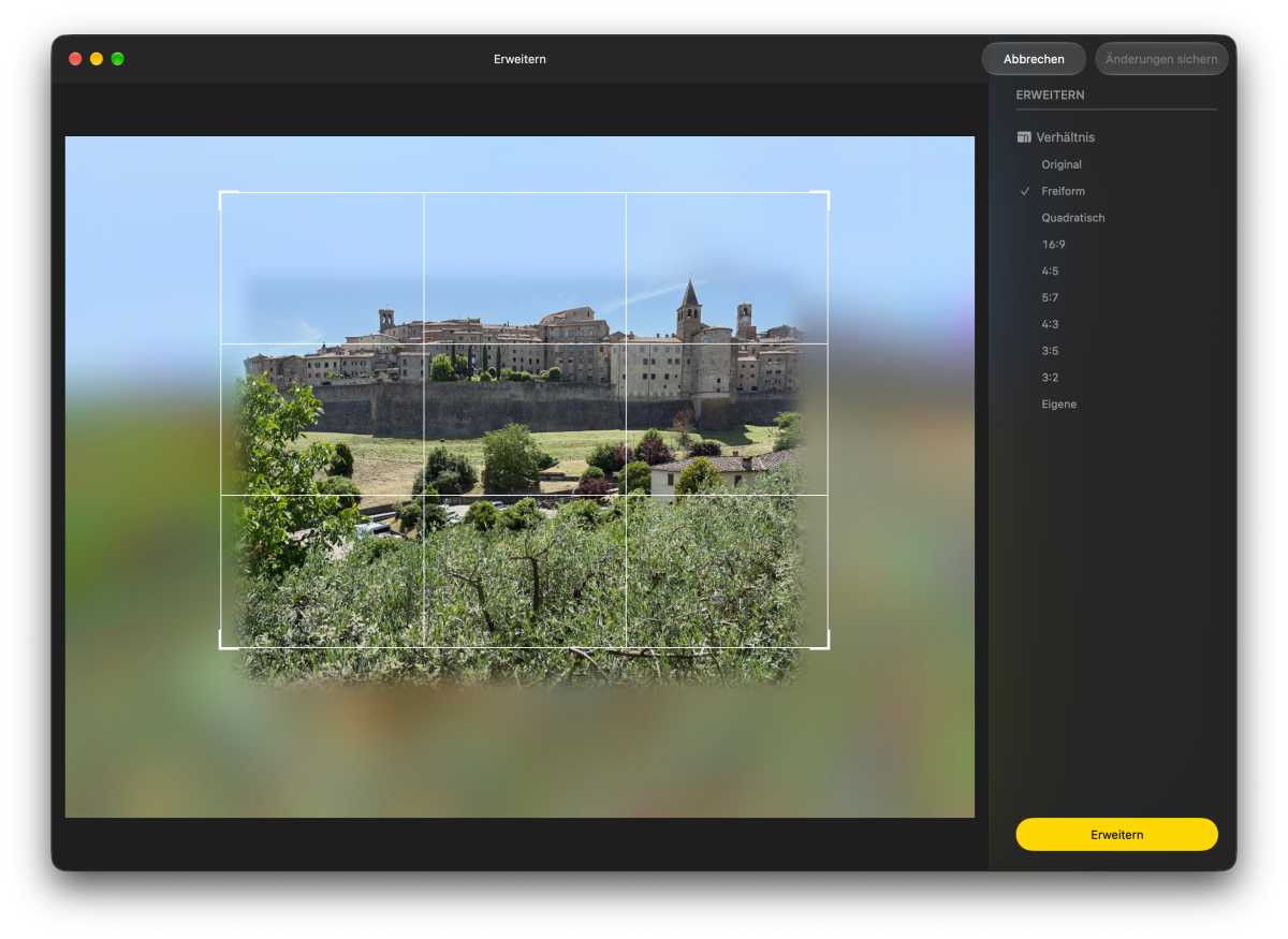 macOS Golden Gate Fotos Erweitern