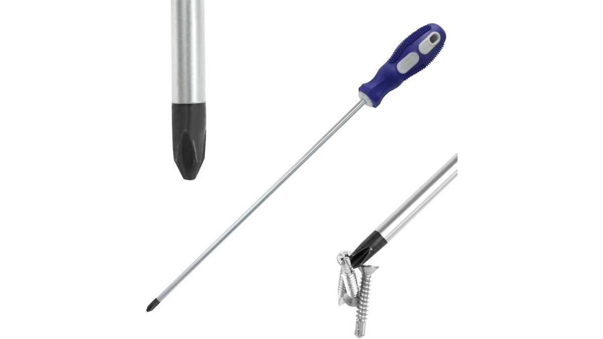 Extra Long-Neck Magnetic Screwdriver