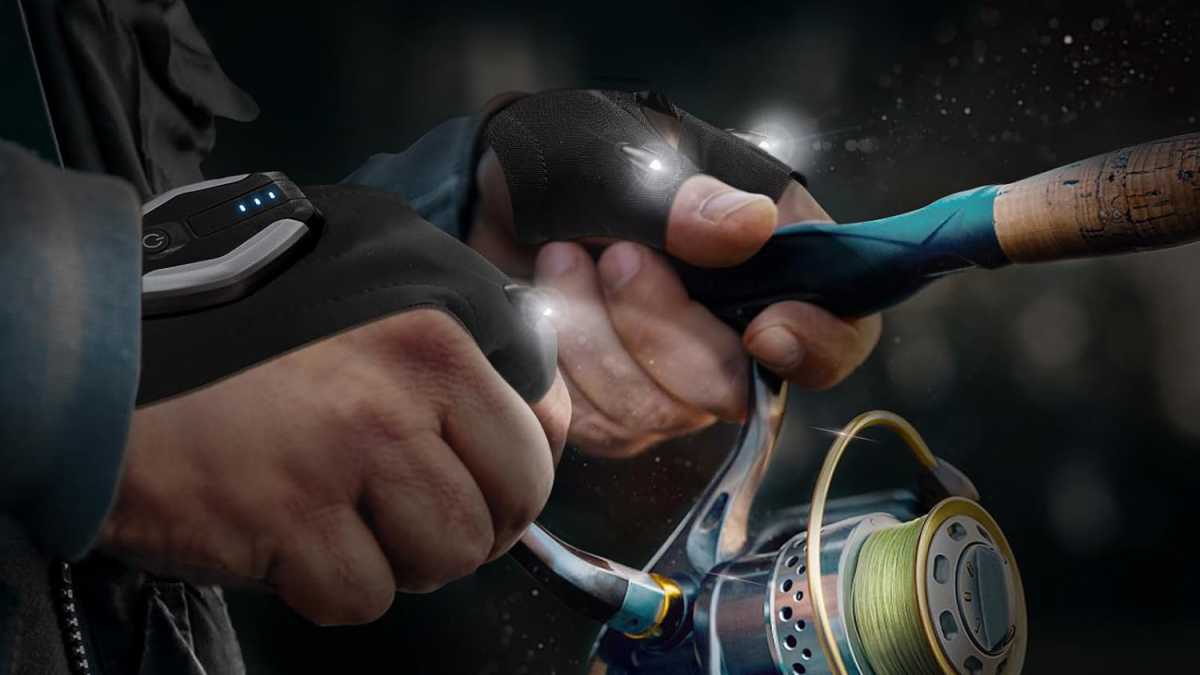 Hinshark LED flashlight gloves