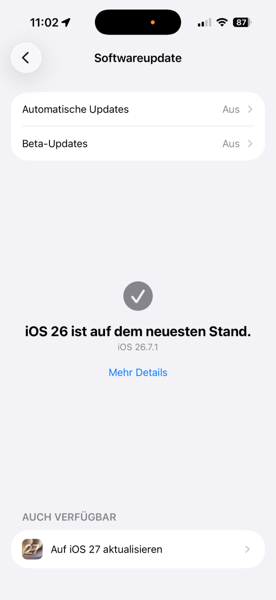 Apple drängt nicht mehr die neuesten iOS-Updates auf