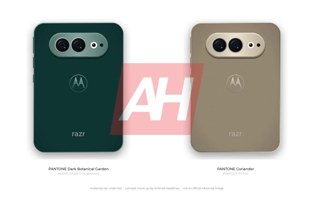نموذج بالحجم الطبيعي لمفهوم Motorola Razr Flex