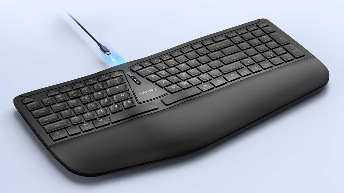 Tecknet ergonomic wireless keyboard