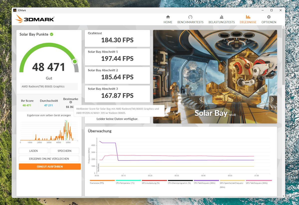 Test GMKtec EVO X3 solarbay