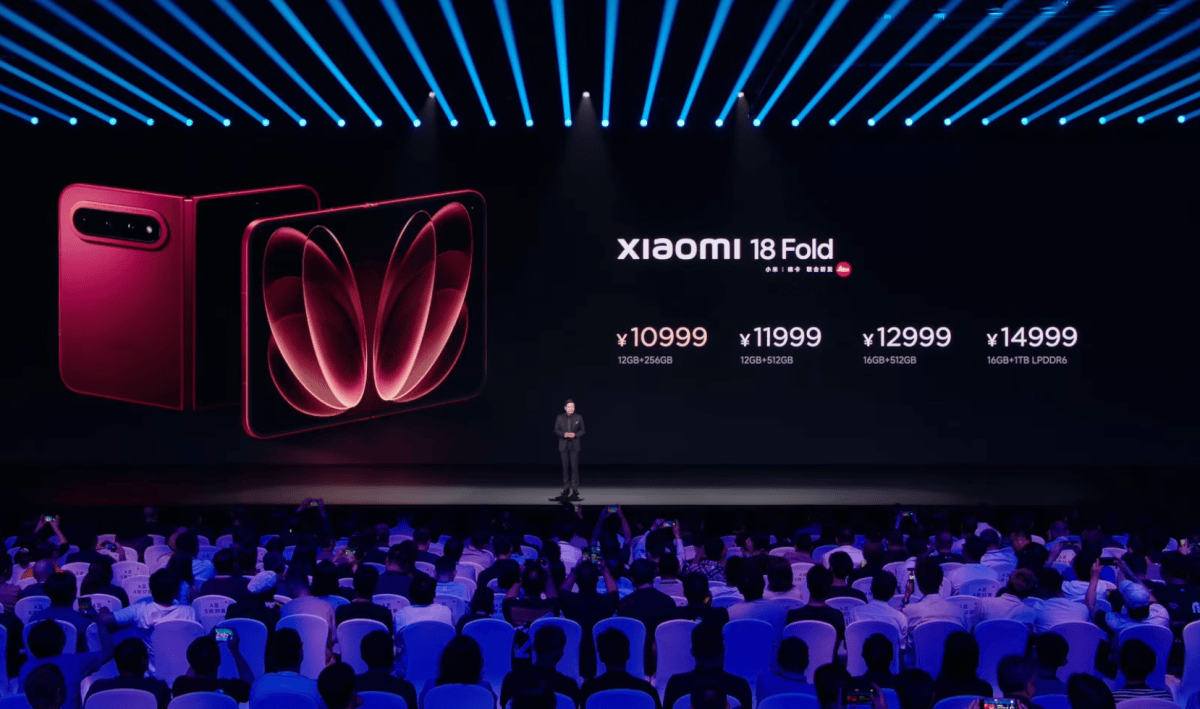 Xiaomi 18 Fold prices